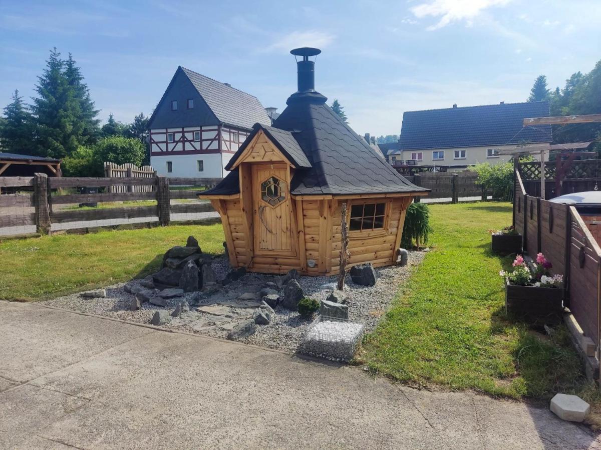 Ferienwohnung Am Hofladen Hellendorf - Saechsische Schweiz Bad Gottleuba-Berggiesshuebel ภายนอก รูปภาพ